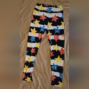LuLaRoe colorful stars OS Leggings